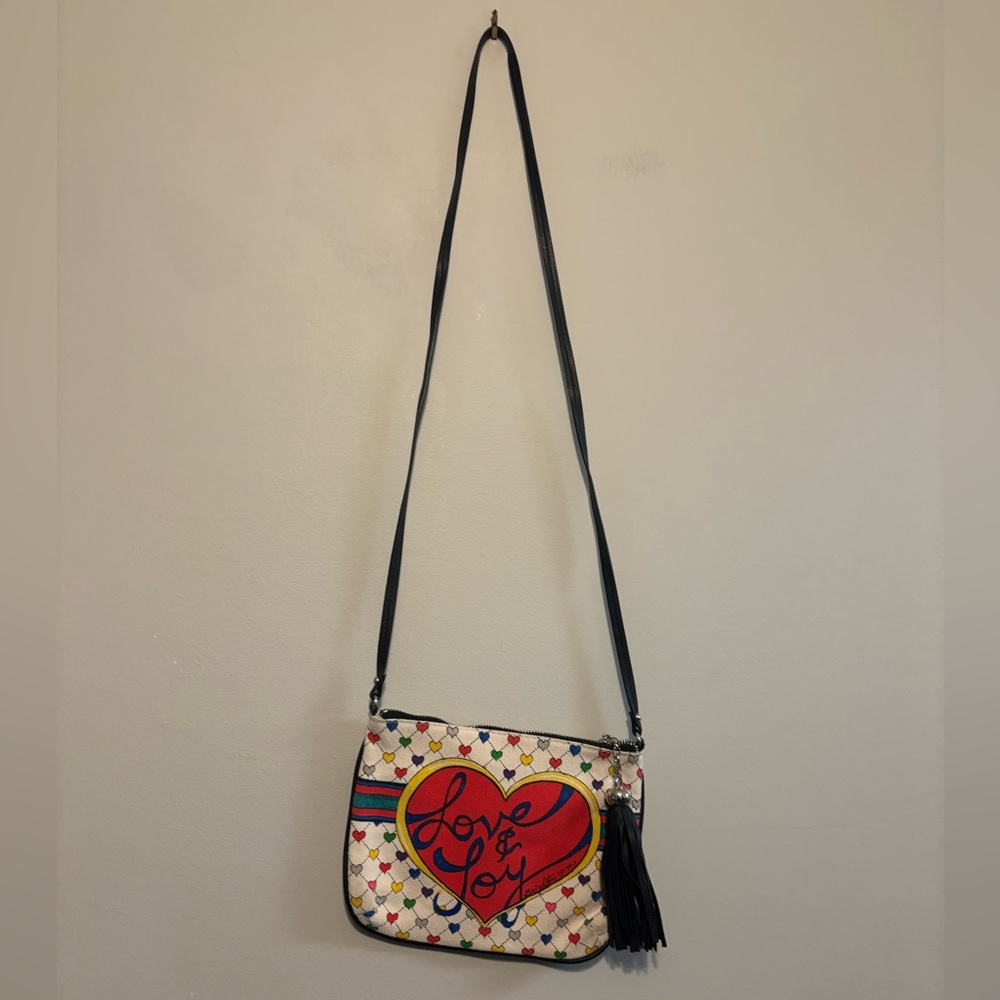 Brighton Love & Joy Heart Crossbody Bag - Multicolor